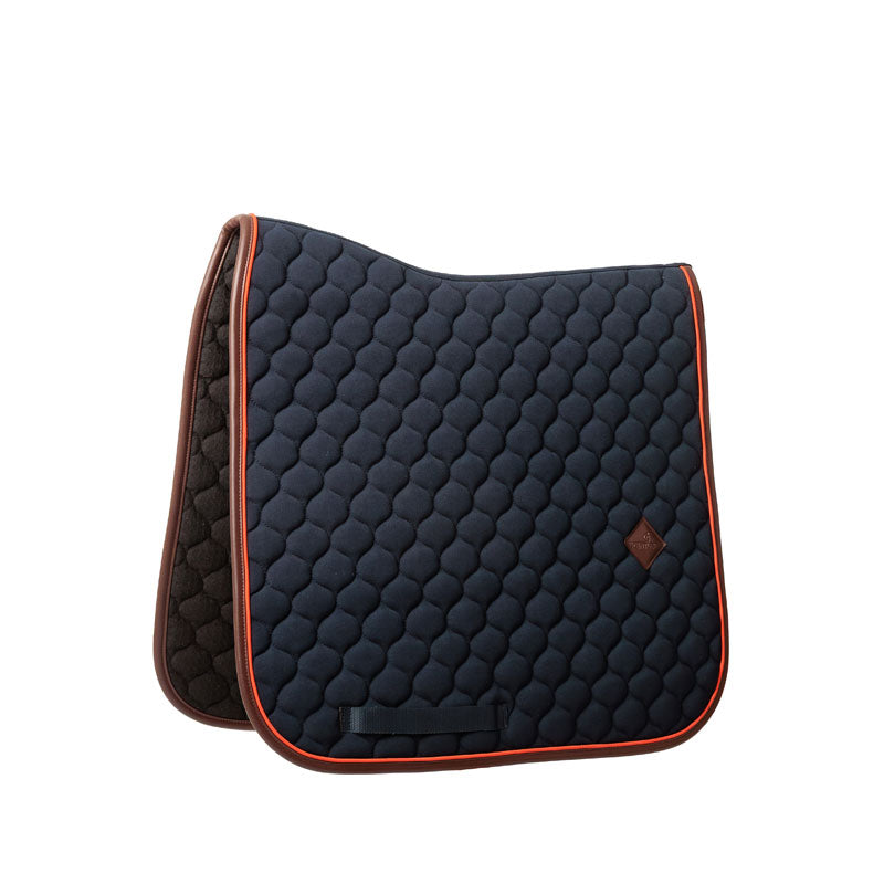 Kentucky Saddle Pad Onion Quilt Neon Leather Dressage