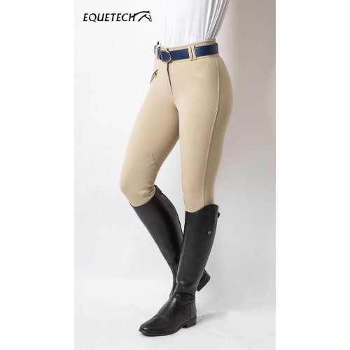 Equetech Ladies Hybrid Foxhunter Breeches - Beige