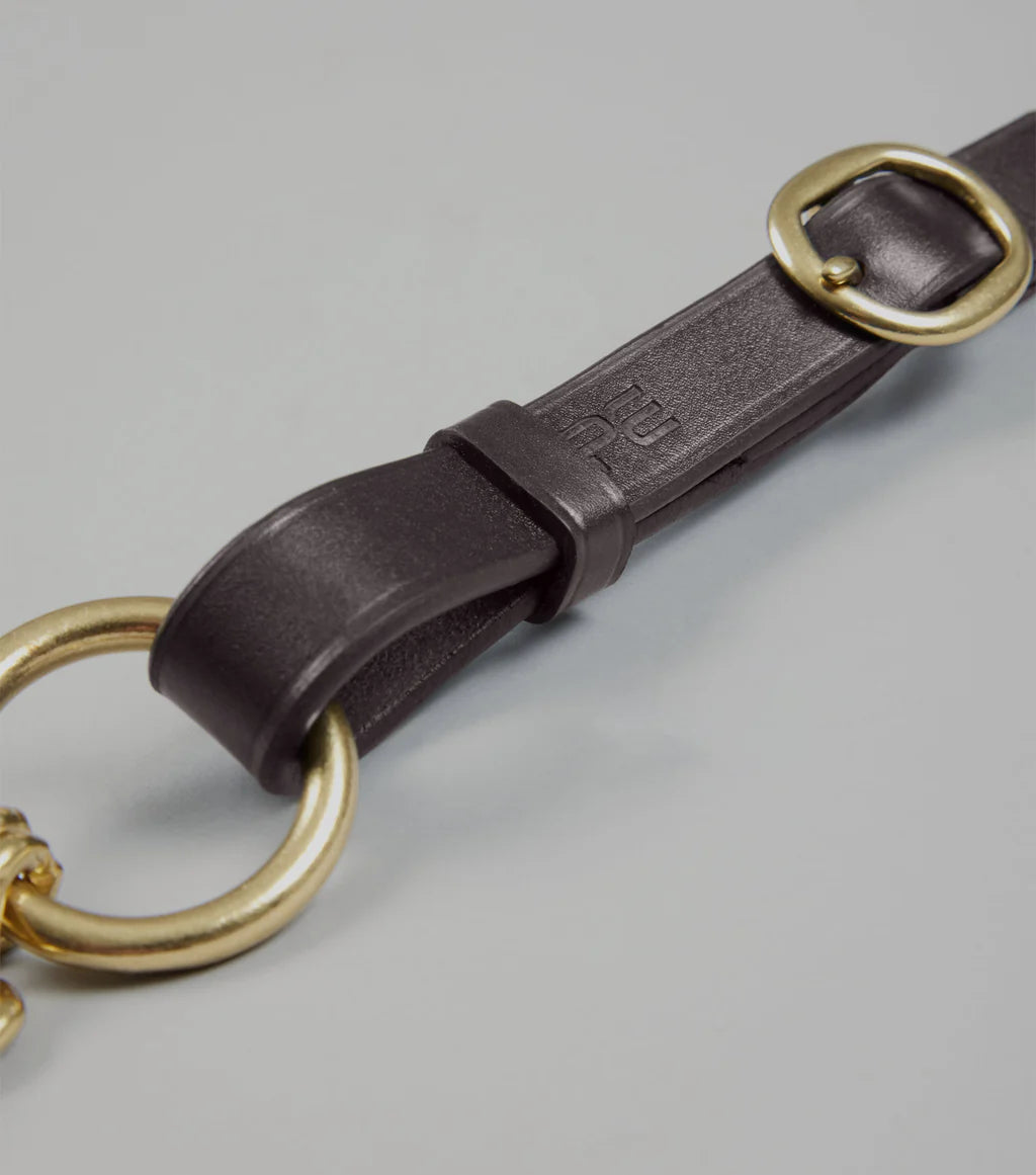 Premier Equine Leather Lead Rein with Chain Coupling