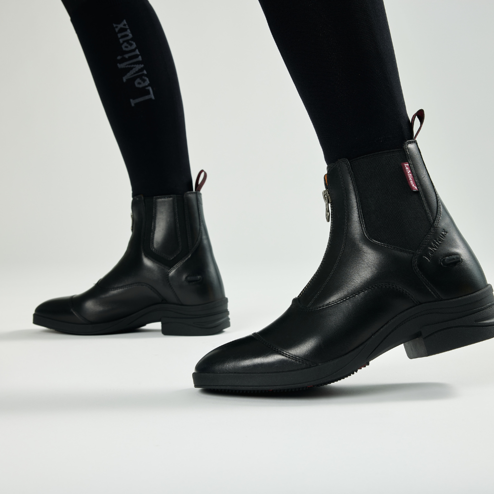 LeMieux Zip Paddock Boot -Black