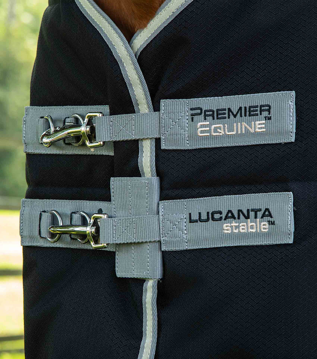 Premier Equine Lucanta Demi 100g Stable Rug - Black
