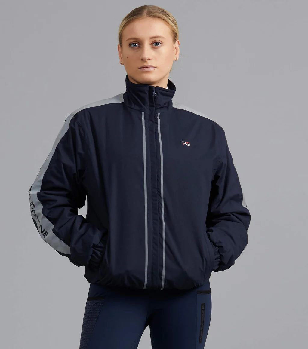 Premier Equine Lumen Reflective Unisex Riding Jacket - Navy