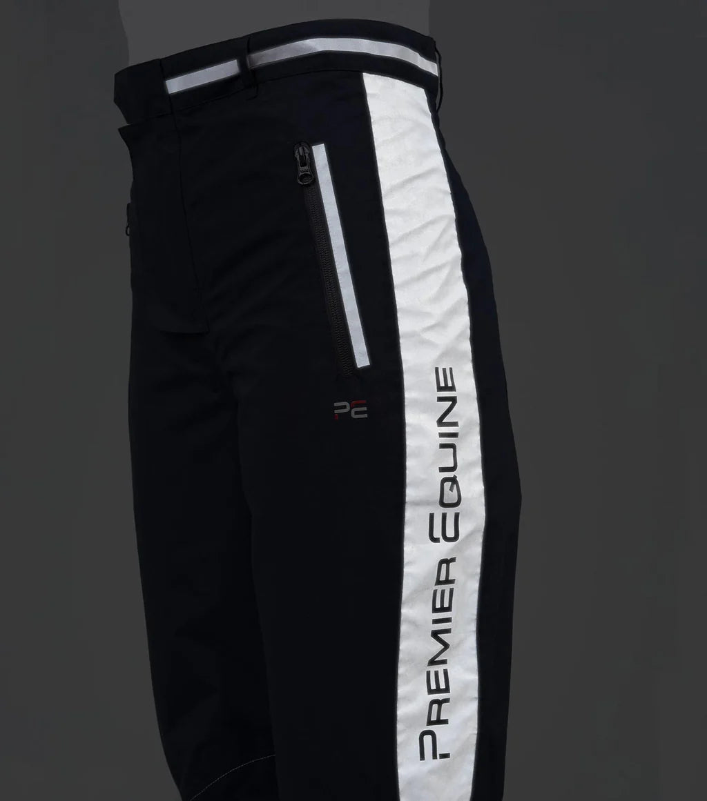 Premier Equine Lumen Reflective Unisex Riding Trousers - Navy