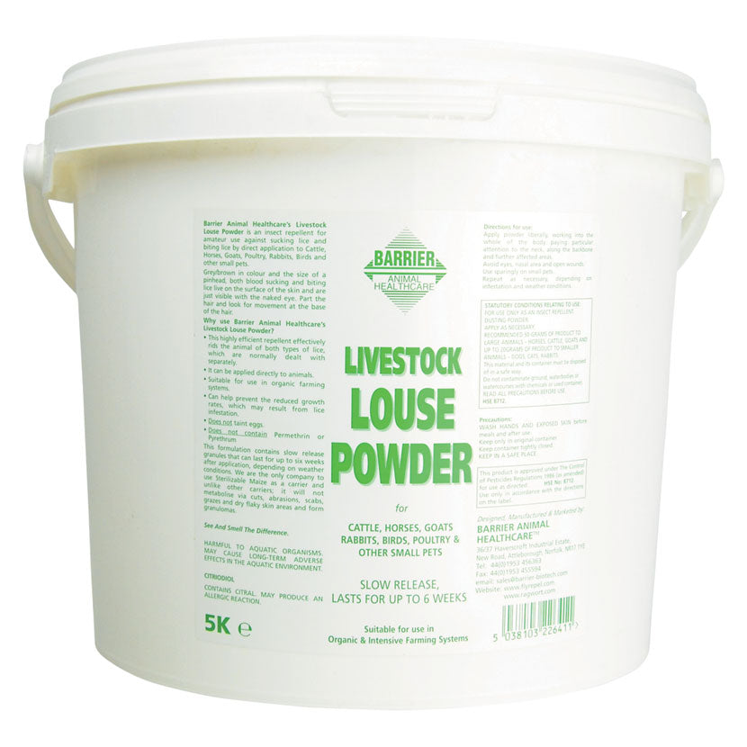 Barrier Livestock Louse Powder