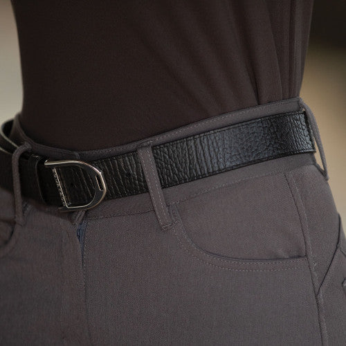 Stirrup Leather Belt - Black