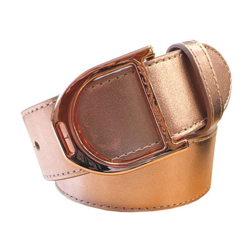 Stirrup Leather Belt - Rose Gold