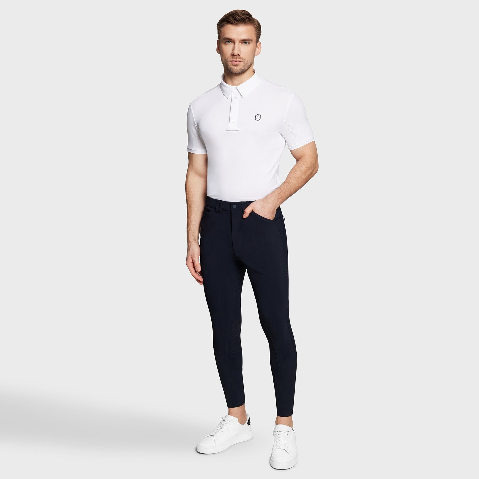 Samshield Raphael Full Grip Mens Breeches Navy