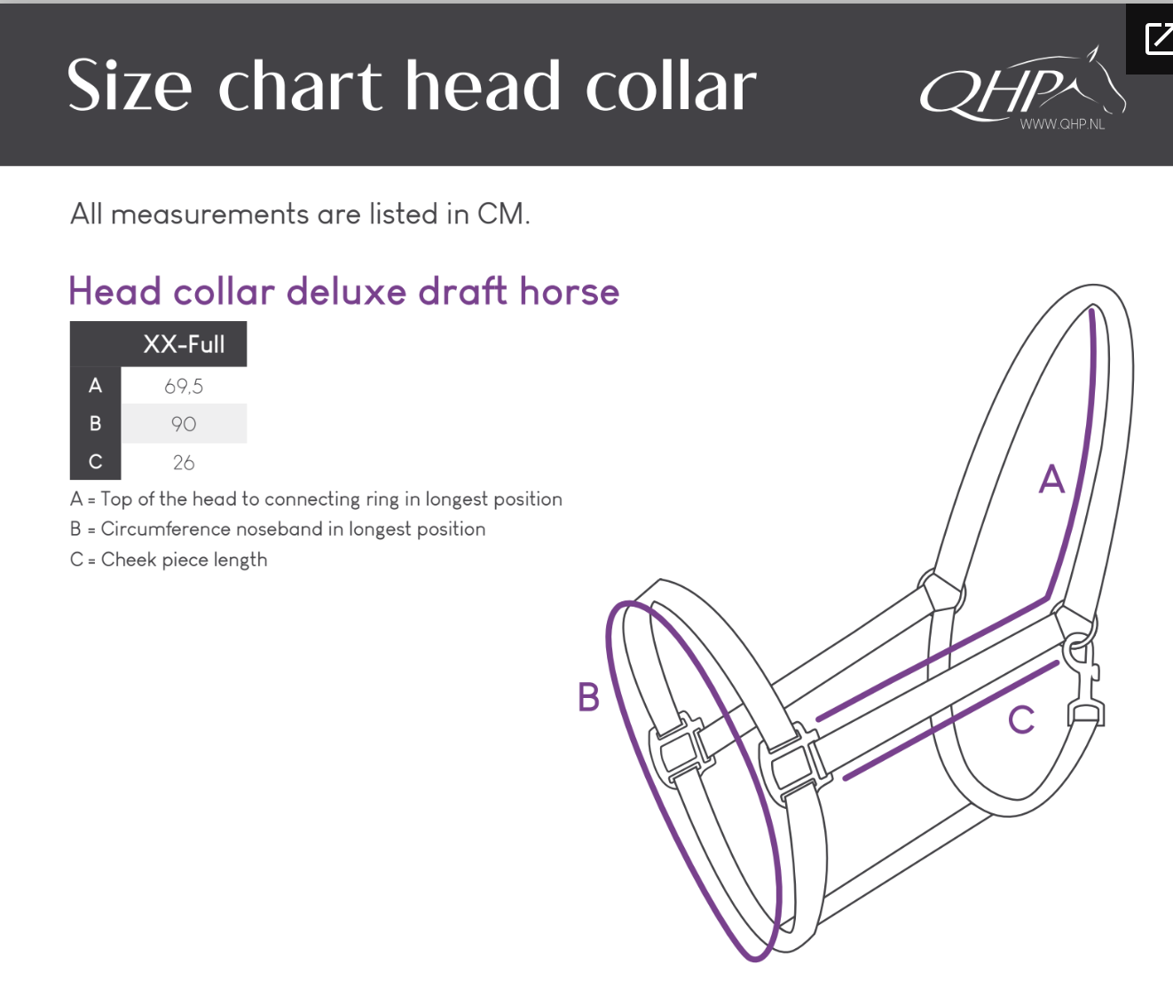 Shire Horse Deluxe Headcollar
