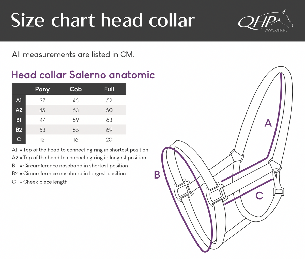 Salerno Anatomic Headcollar