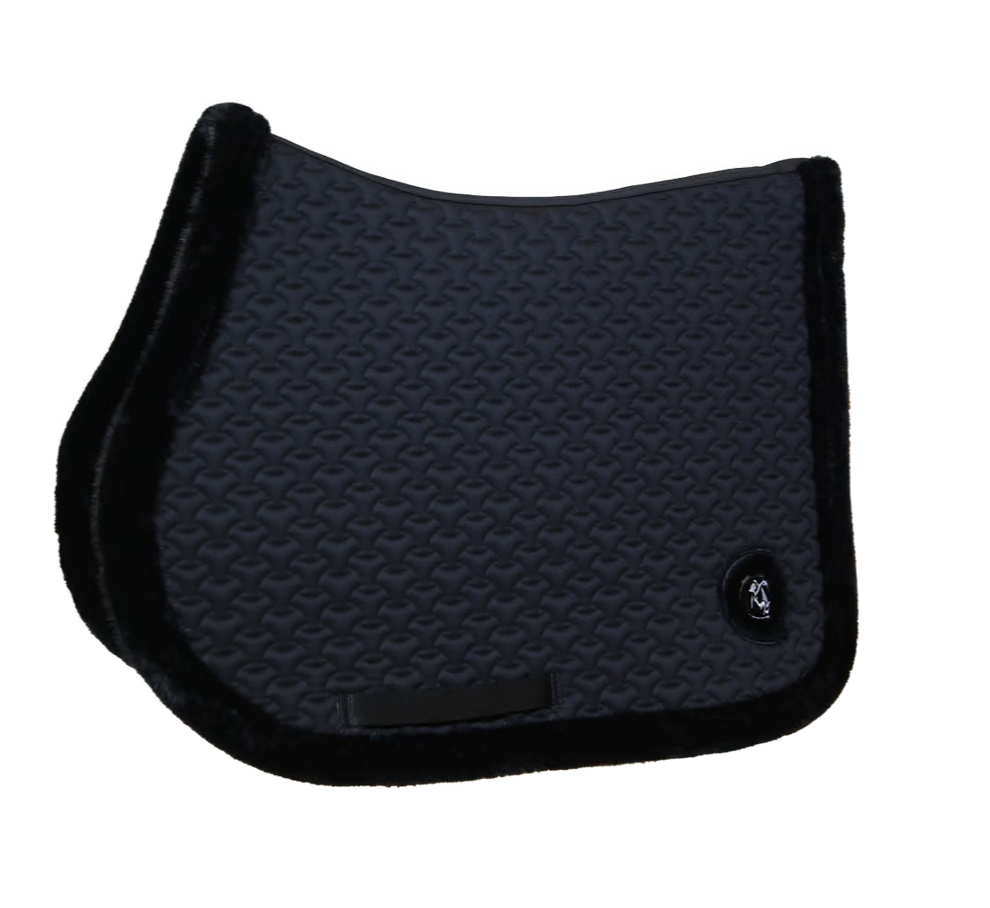 Kentucky Saddle Pad Fake Fur Plaited Quilt Jumping