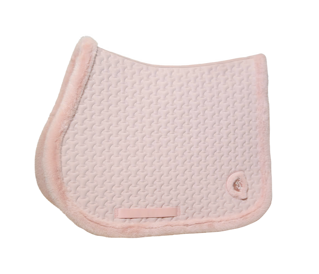 Kentucky Saddle Pad Fake Fur Plaited Quilt Jumping