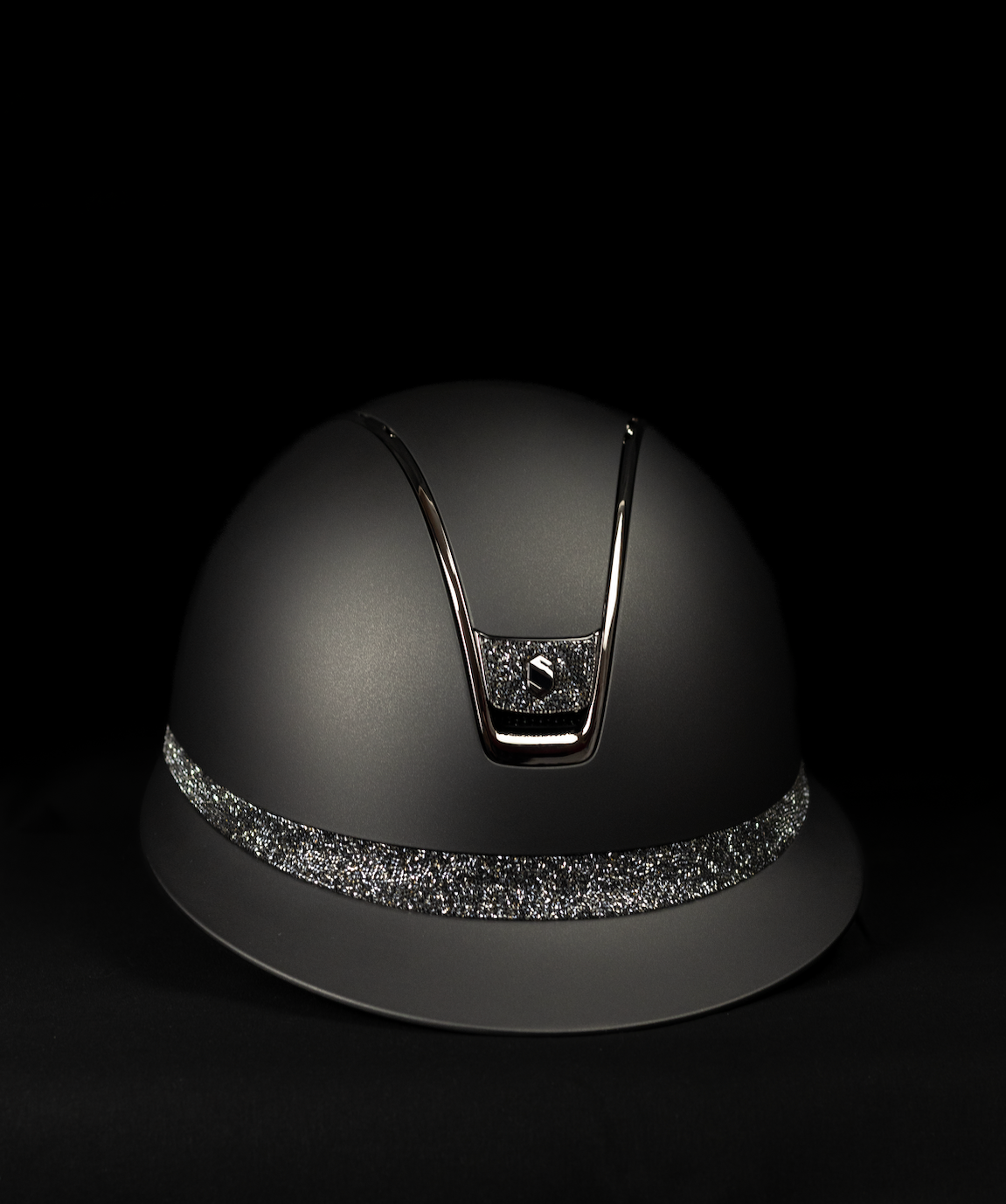 Samshield MissShield 2.0 Matt Black Ultra Fine Rock Nightshade Frontal Band and Blazon