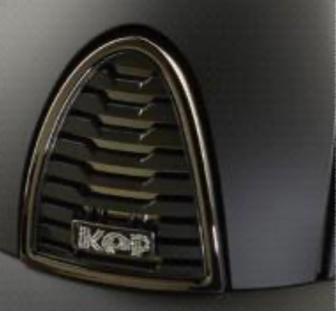 KEP Cromo 2.0 Matt Black with Black Mirrors and Crystals with Black Harness Standard Peak