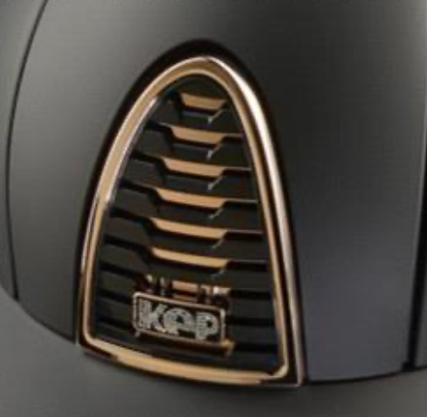 KEP Cromo 2.0 Matt Black with Rose Gold Mirror and Crystals with Black Harness Standard Peak