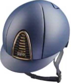 KEP Cromo 2.0 Matt Blue with Rose Gold Mirror and Crystals with Blue Harness Standard Peak