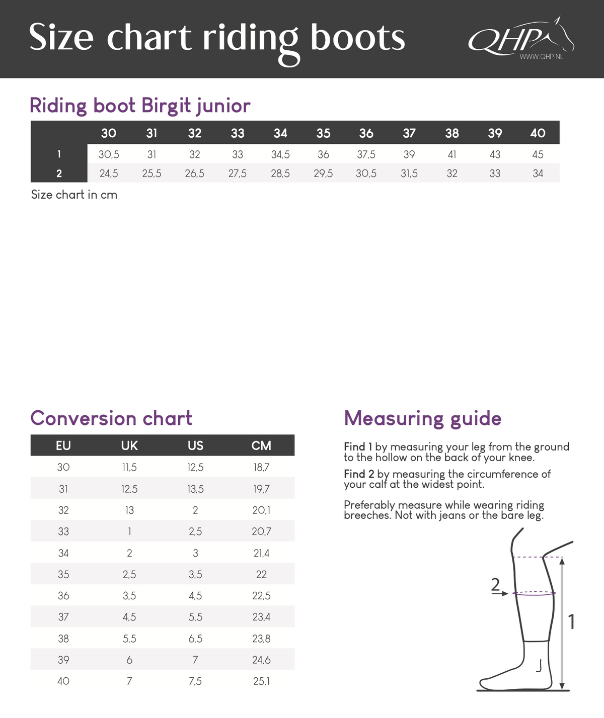 Birgit Junior Riding Boot