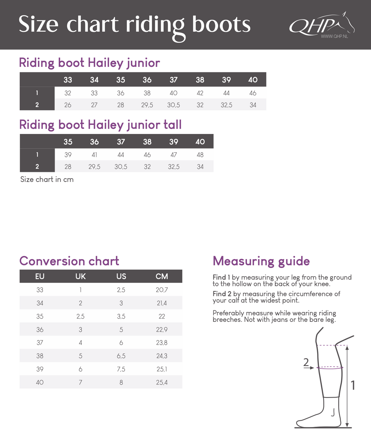 Hailey Riding Boot Junior