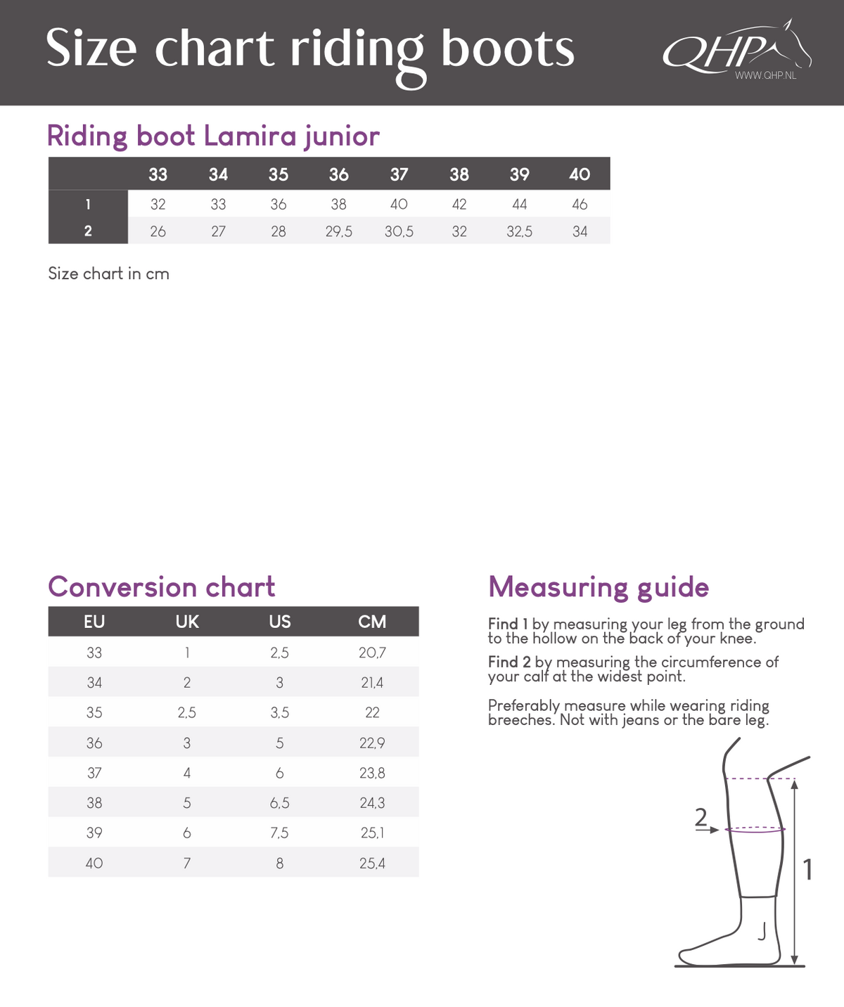 Lamira Junior Riding Boot