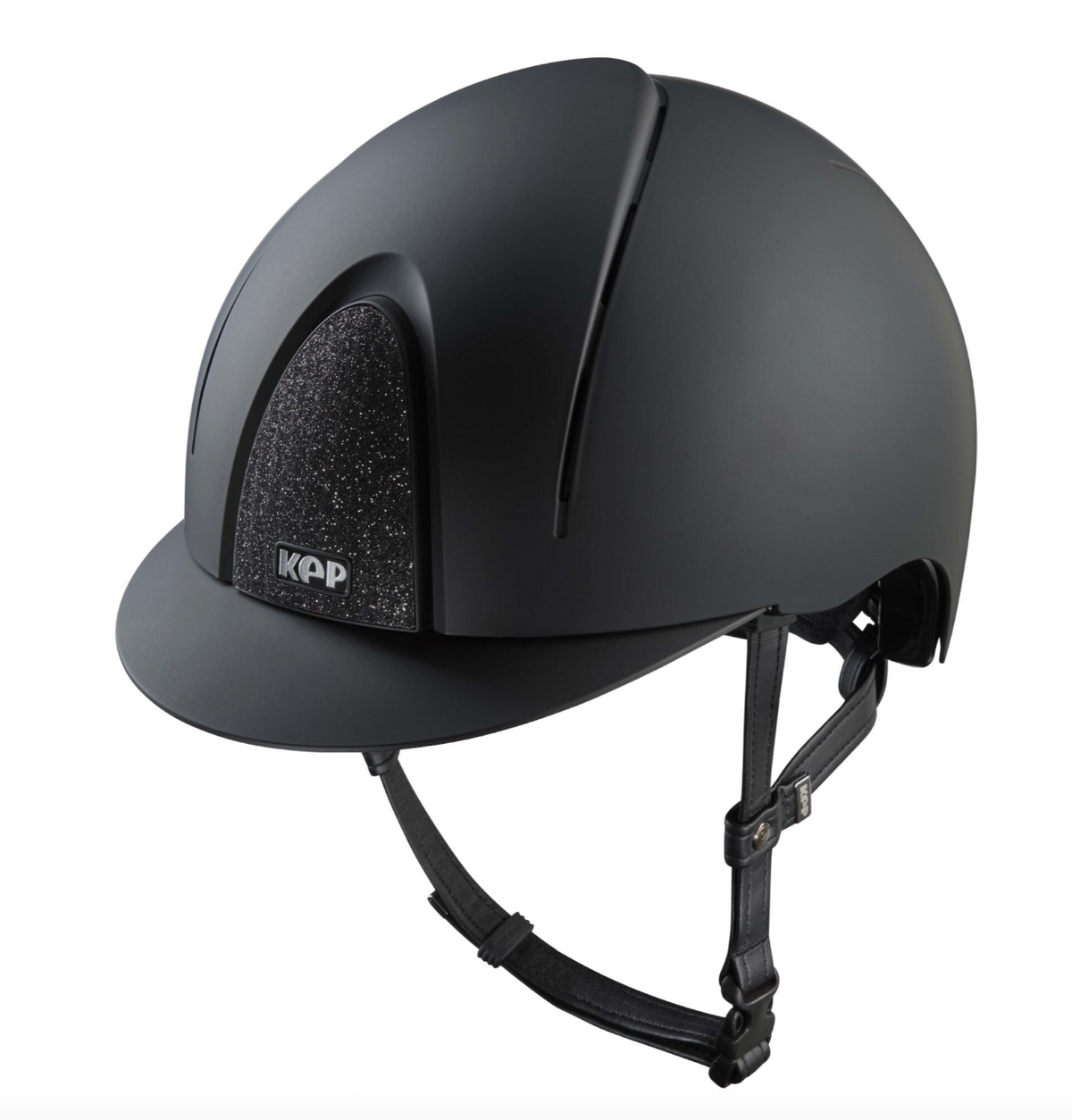 KEP Smart Nova Matt Black with Black Star Grill Standard Peak with Black Harness