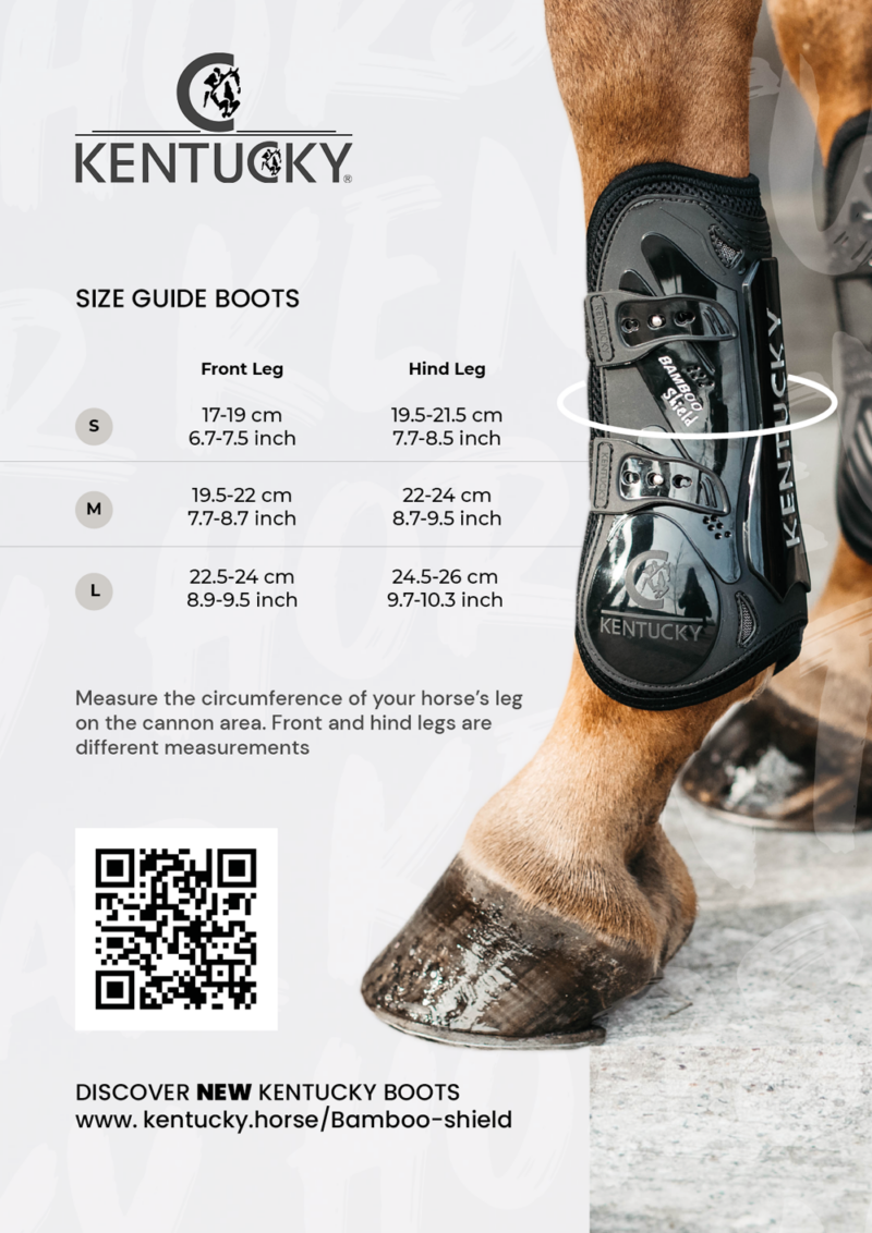 Kentucky Vegan Sheepskin Tendon Boots Bamboo Shield Elastic