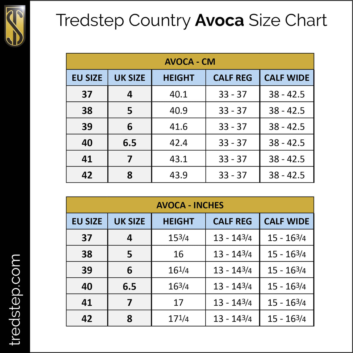 Tredstep Avoca II Front Lace Tall Country Boots