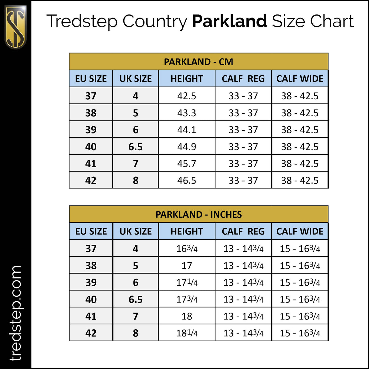 Tredstep Parkland Side Buckle Tall Country Boots