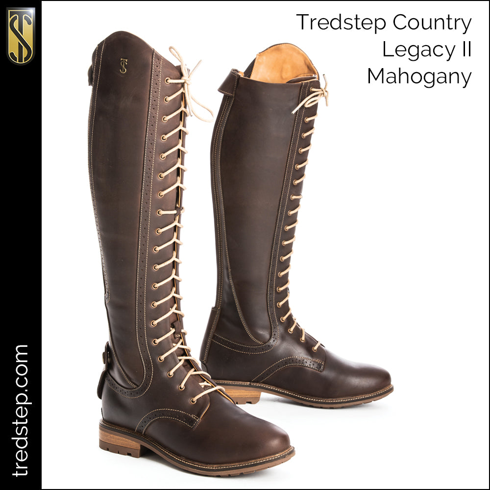 Tredstep Legacy II Tall Front Lace Country Boots