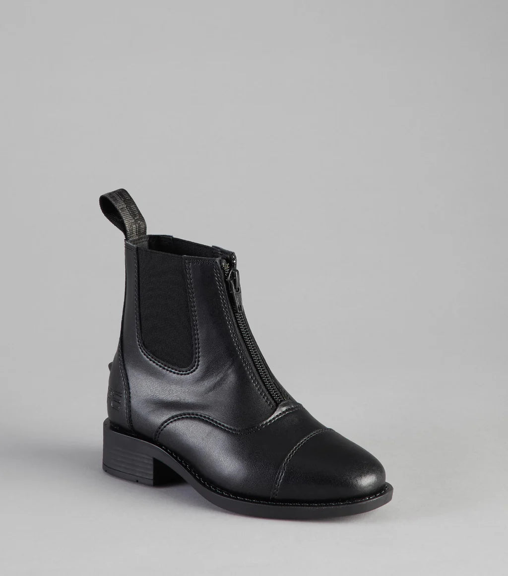 Premier Equine Junior Volens Synthetic Paddock Boot - Black