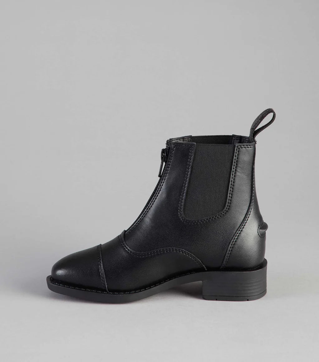 Premier Equine Junior Volens Synthetic Paddock Boot - Black