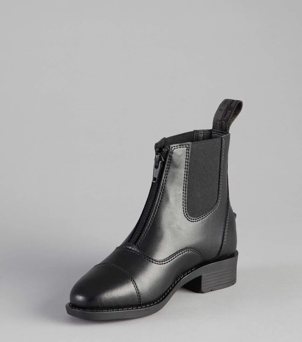 Premier Equine Junior Volens Synthetic Paddock Boot - Black