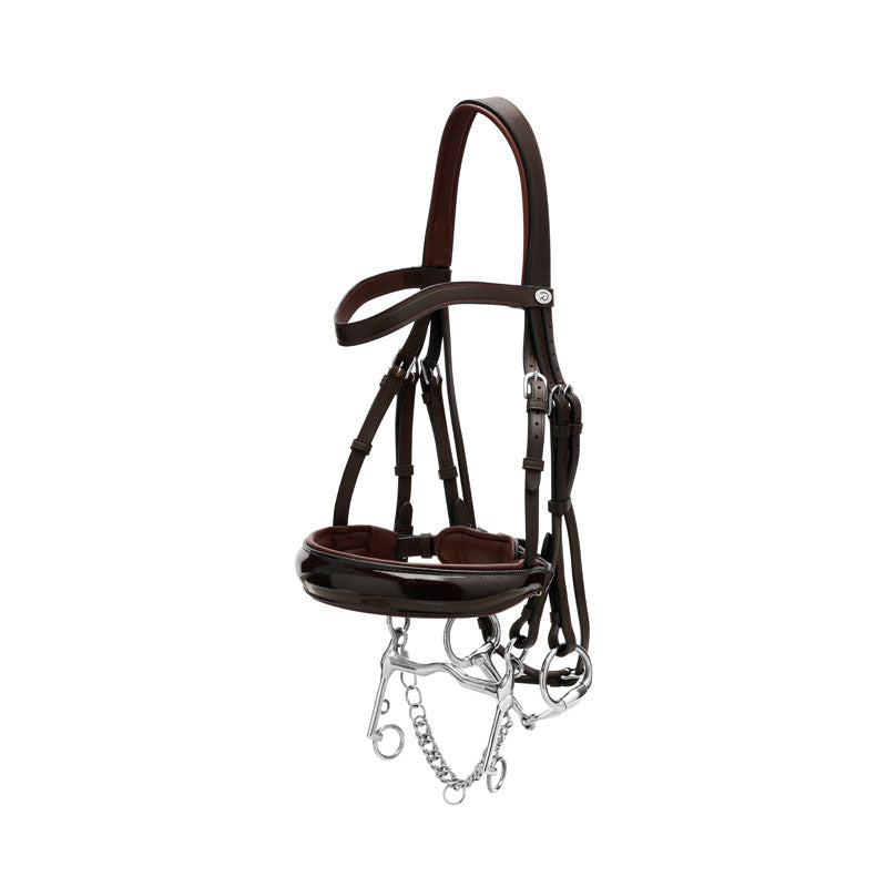 Dy’on Patent Large Crank Noseband Double Bridle
