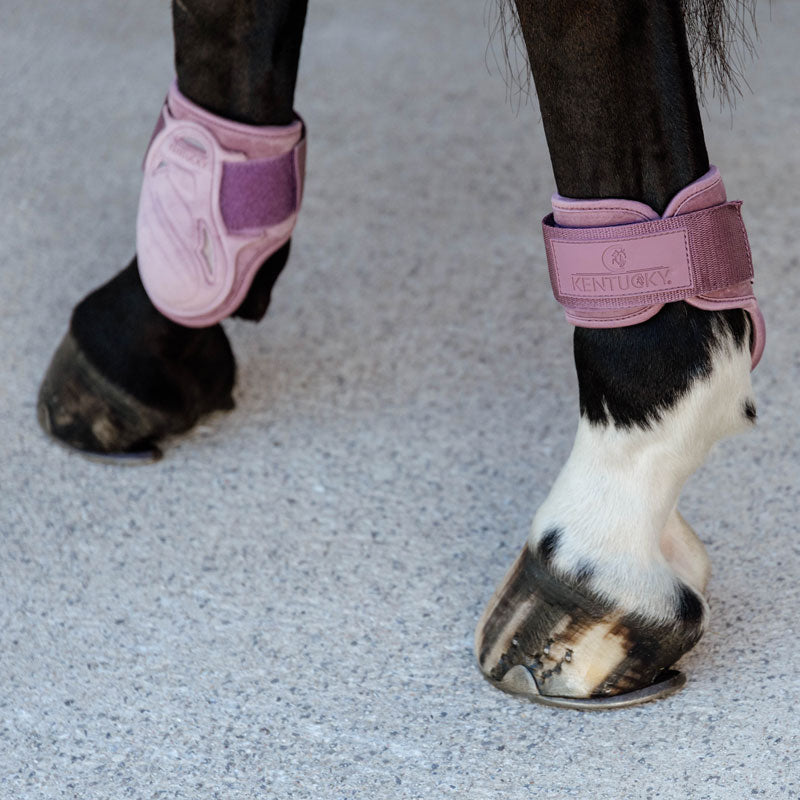 Kentucky Young Horse Fetlock Boots Velvet -Old Rose