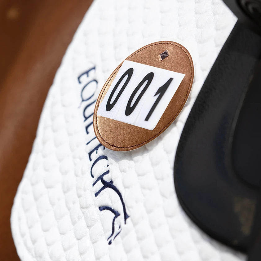 Luxe Dressage Saddle Cloth Number - Pair