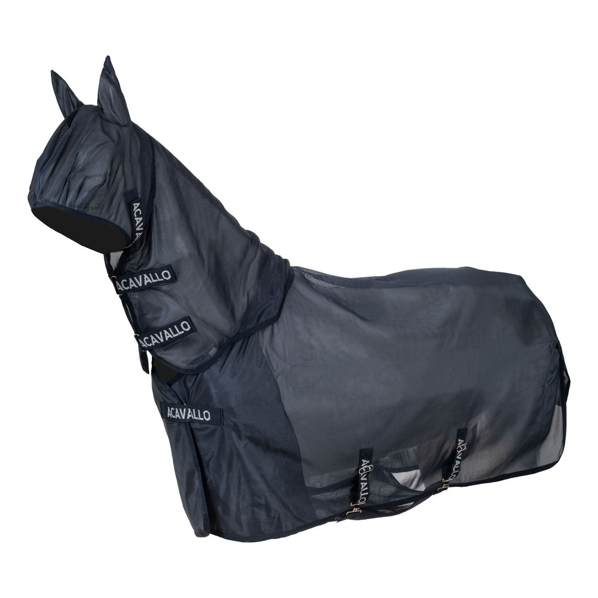 Acavallo Fly Rug in Breathable Fabric with Mask and Neck Cover - Nags Essentials