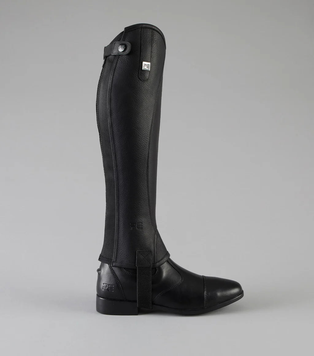 Premier Equine Actio Leather Half Chap