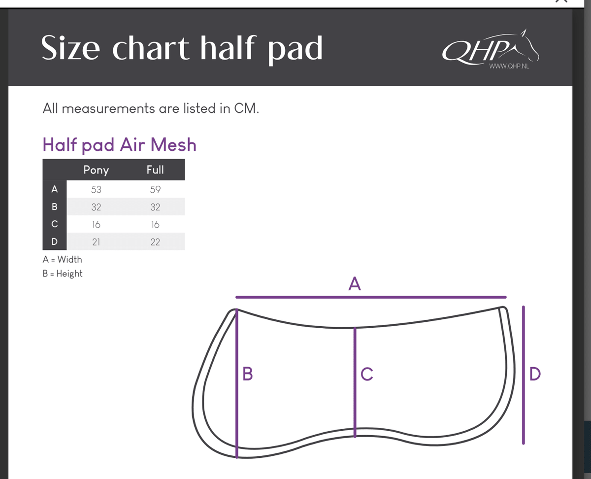 Airmesh Half Pad - Nags Essentials