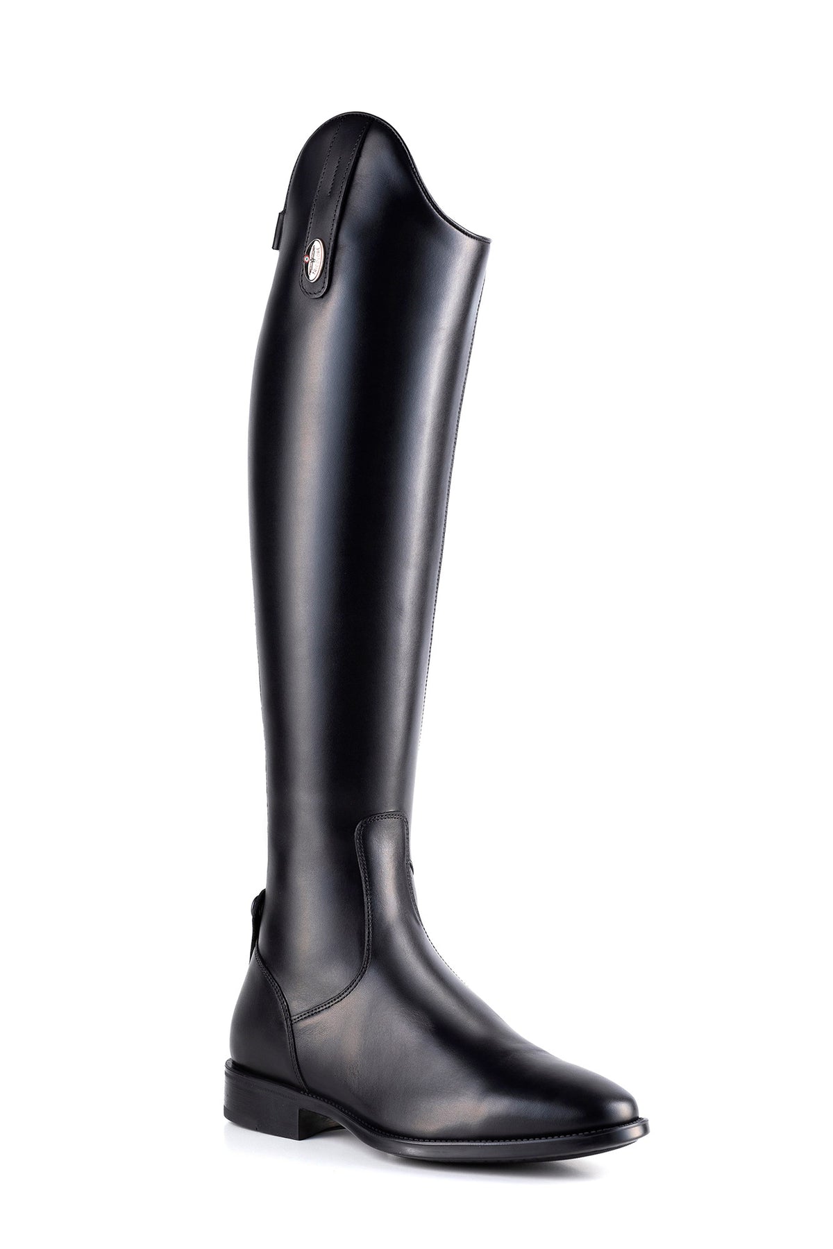 DeNiro Amabile Black Smooth Leather Dress Riding Boots - Medium Tall (MA)