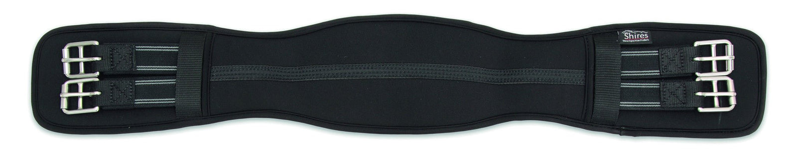 ARMA Neoprene Dressage Girth - with Elastic - Black - Nags Essentials