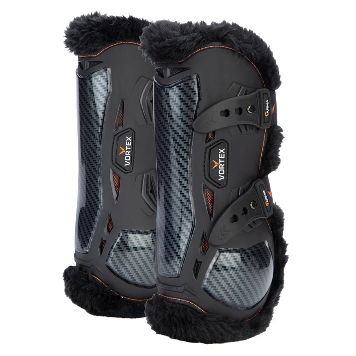 ARMA Vortex SupaFleece Tendon Boots - Black - Nags Essentials