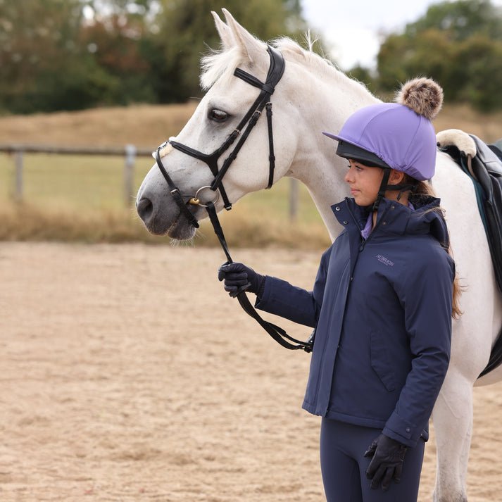 Aubrion Equestrian Lightweight Coat - Young Rider - Midnight - Nags Essentials