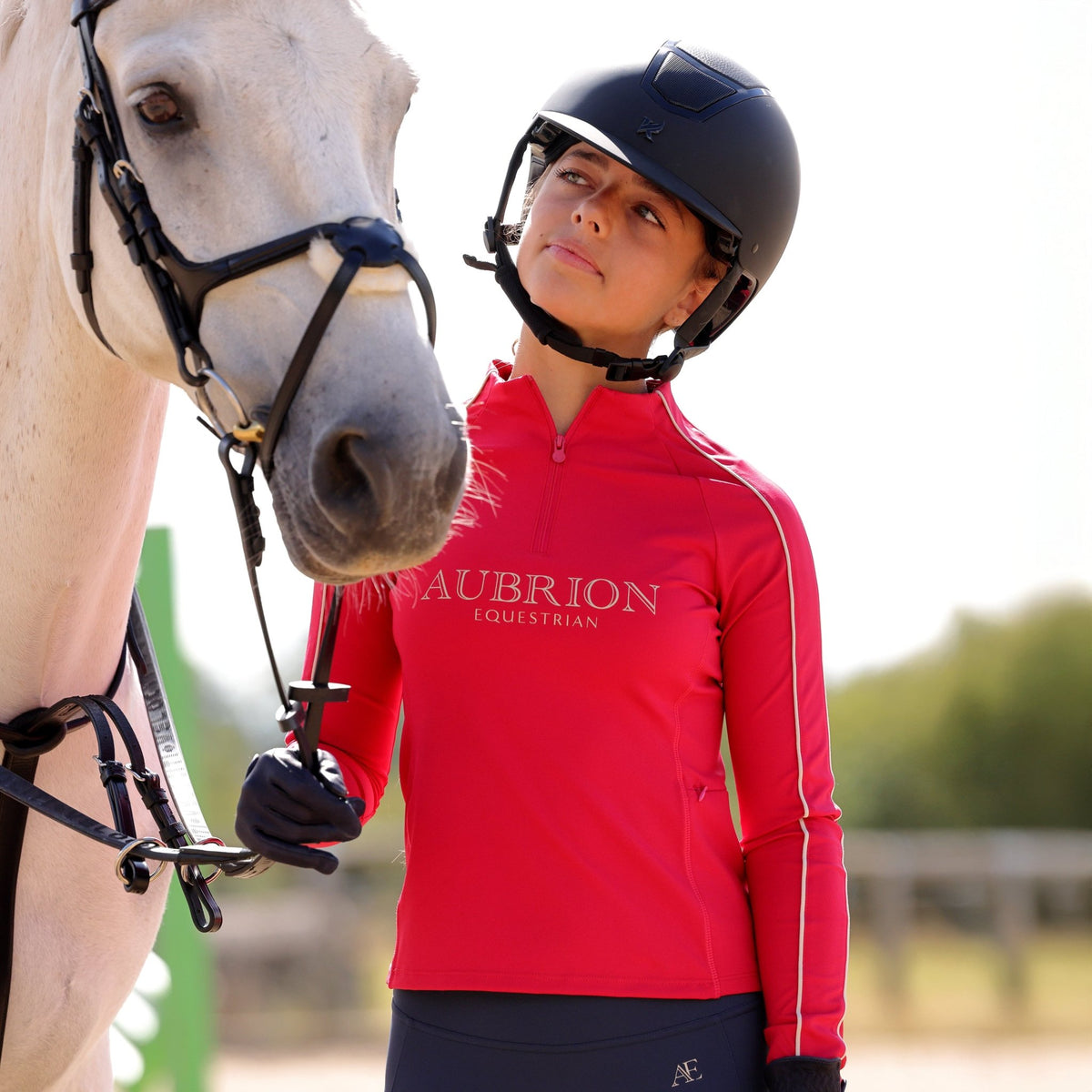 Aubrion Equestrian Long Sleeve Base Layer - Young Rider - Nags Essentials