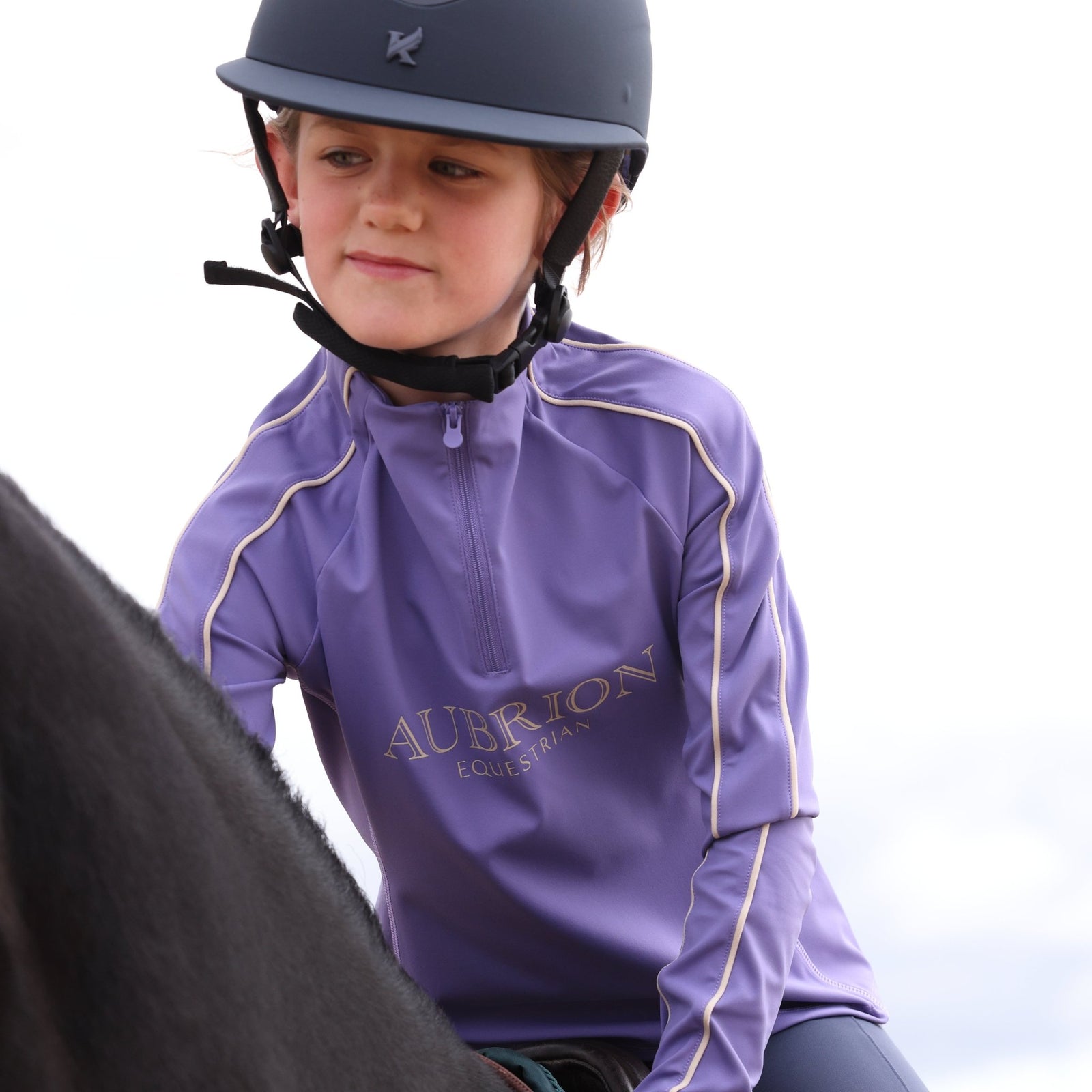 Aubrion Equestrian Long Sleeve Base Layer - Young Rider - Nags Essentials