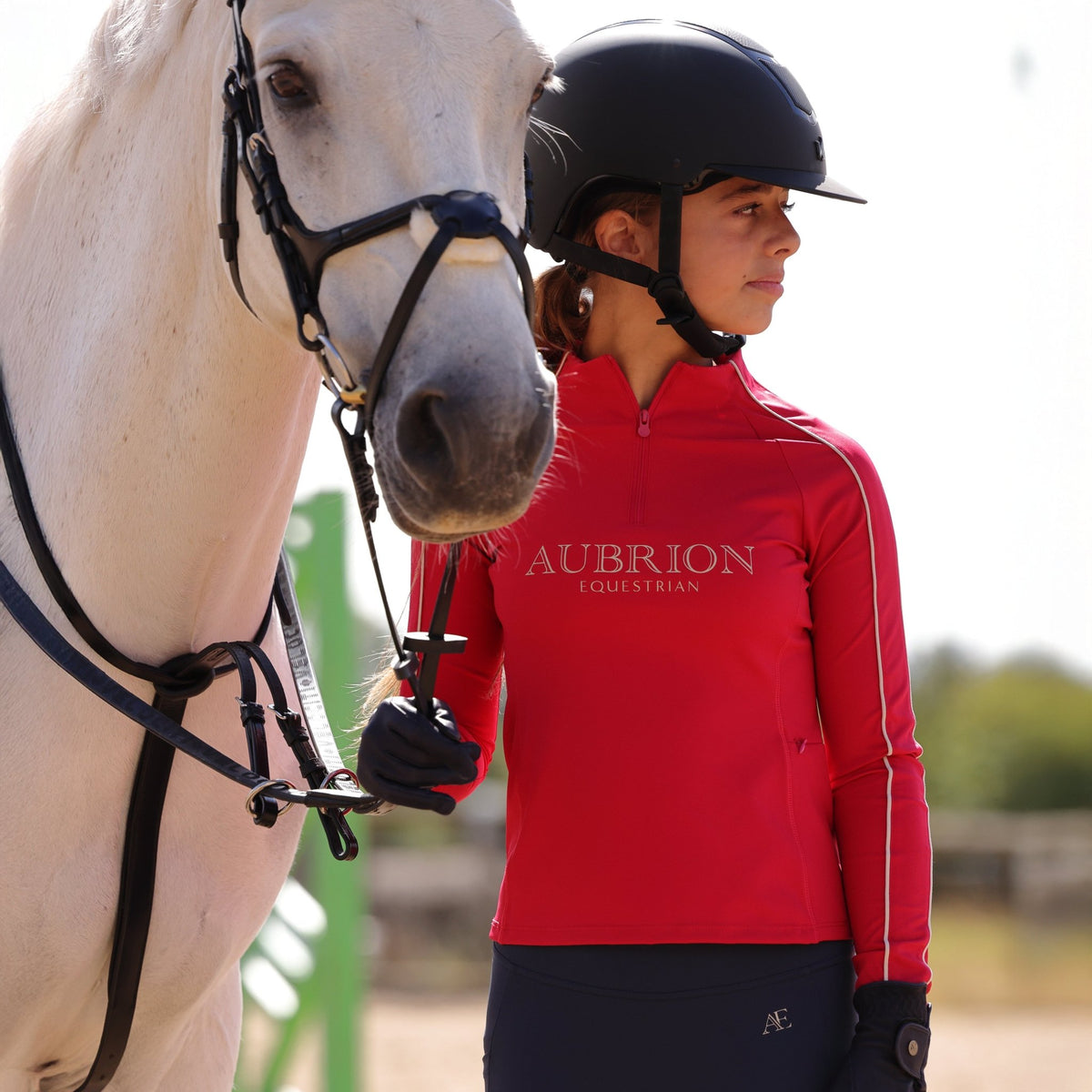 Aubrion Equestrian Long Sleeve Base Layer - Young Rider - Nags Essentials