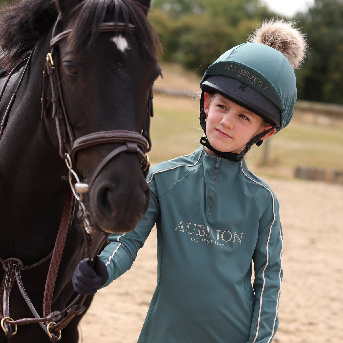 Aubrion Equestrian Long Sleeve Base Layer - Young Rider - Nags Essentials