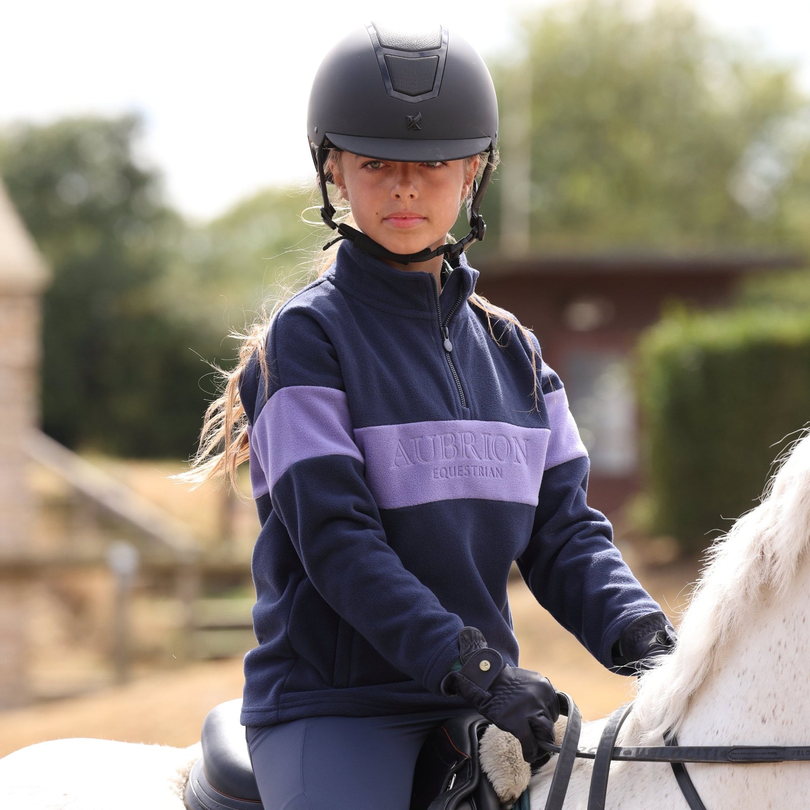 Aubrion Equestrian Quarter Zip Fleece - Young Rider - Nags Essentials