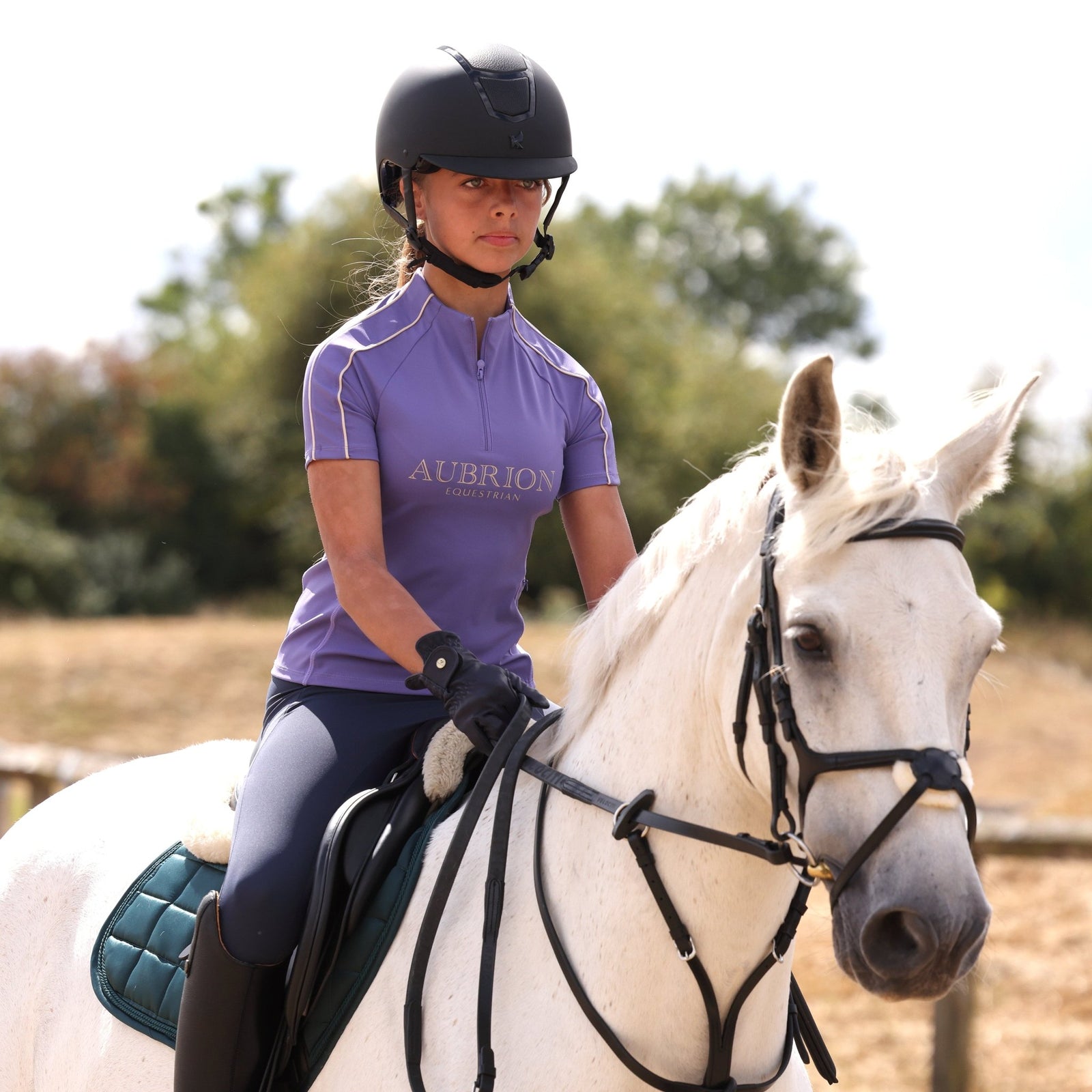Aubrion Equestrian Short Sleeve Base Layer - Young Rider - Nags Essentials