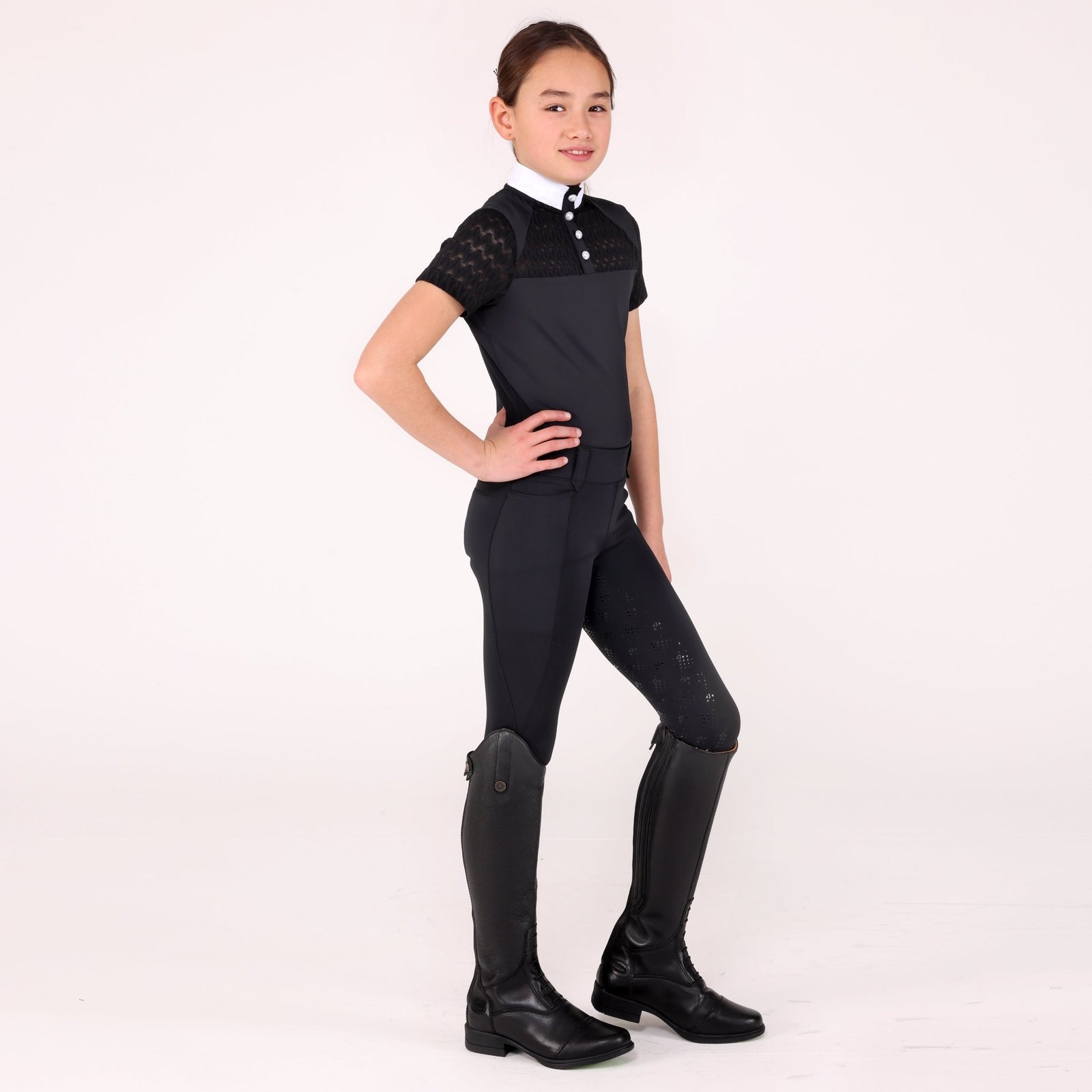 Aubrion Optima VX Show Shirt - Young Rider - Nags Essentials
