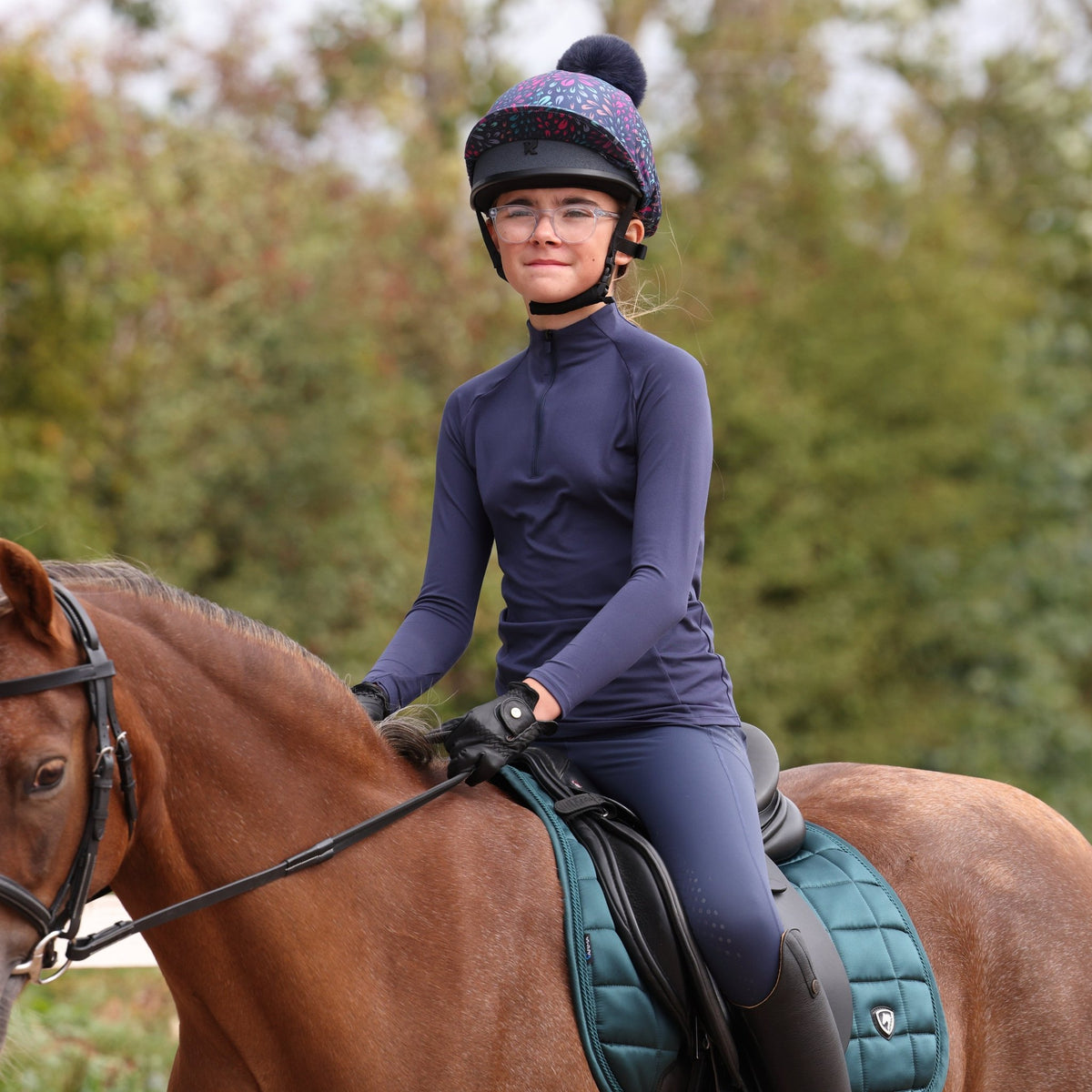 Aubrion React Long Sleeve Base Layer - Young Rider - Nags Essentials