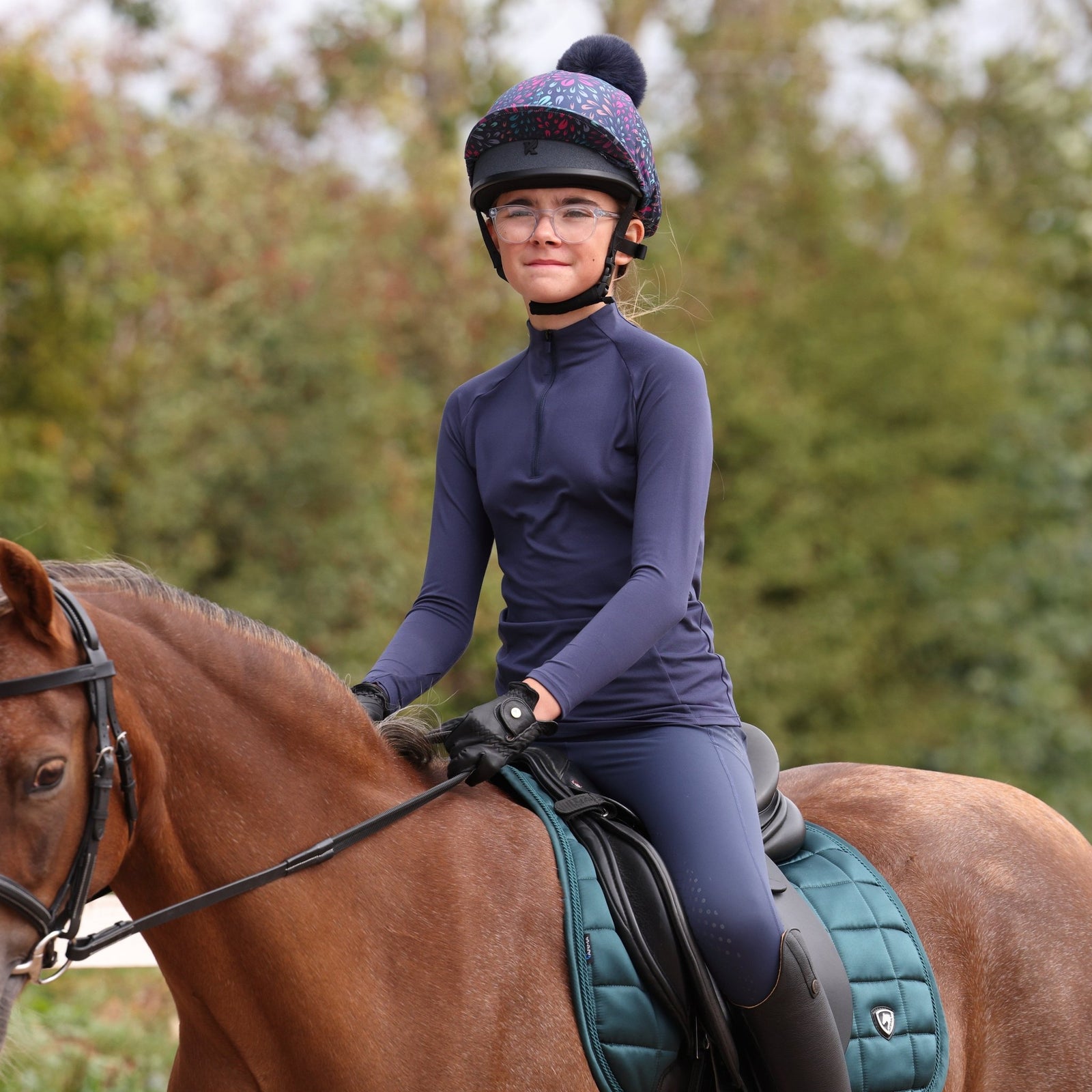 Aubrion React Long Sleeve Base Layer - Young Rider - Nags Essentials