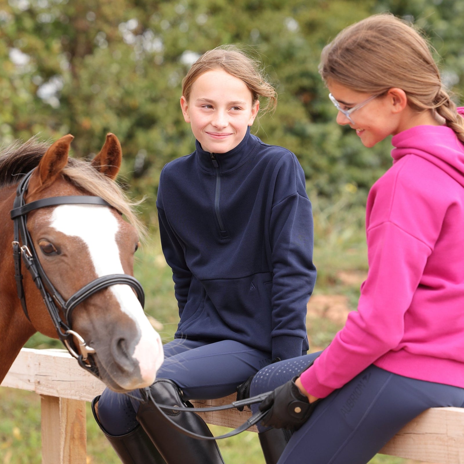 Aubrion React Quarter Zip Sweater - Young Rider - Nags Essentials